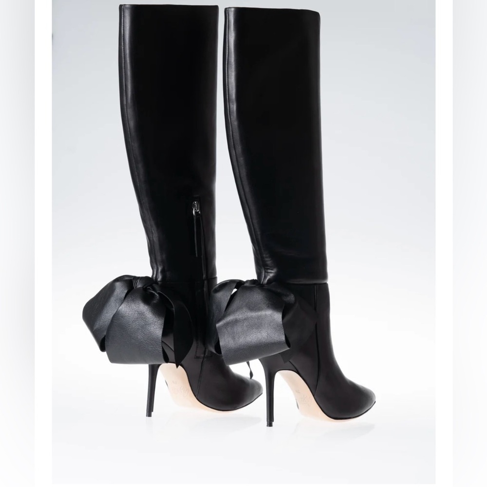Aminah Abdul Jallil, Knee High Boots,  Black. Sz 6. New with defect - Picture 6 of 16